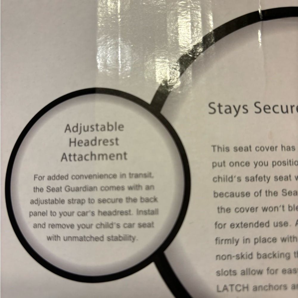 Baby/Child Car Seat Cover - Picture 3 of 5